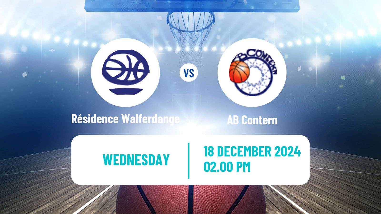 Basketball Luxembourg LBBL Basketball Résidence Walferdange - Contern