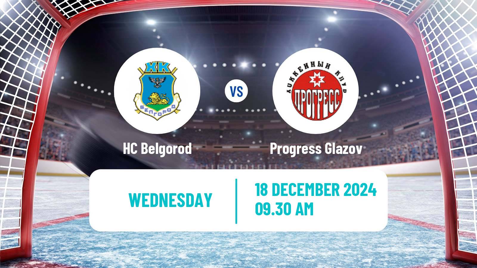 Hockey NMHL Belgorod - Progress Glazov