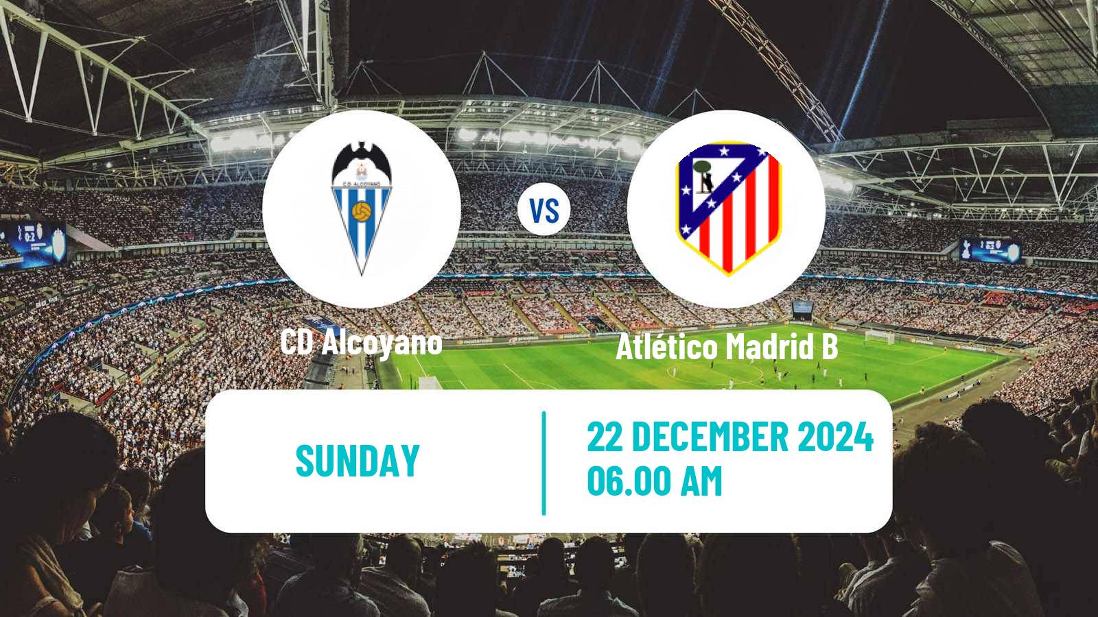 Soccer Spanish Primera RFEF Group 2 Alcoyano - Atlético Madrid B