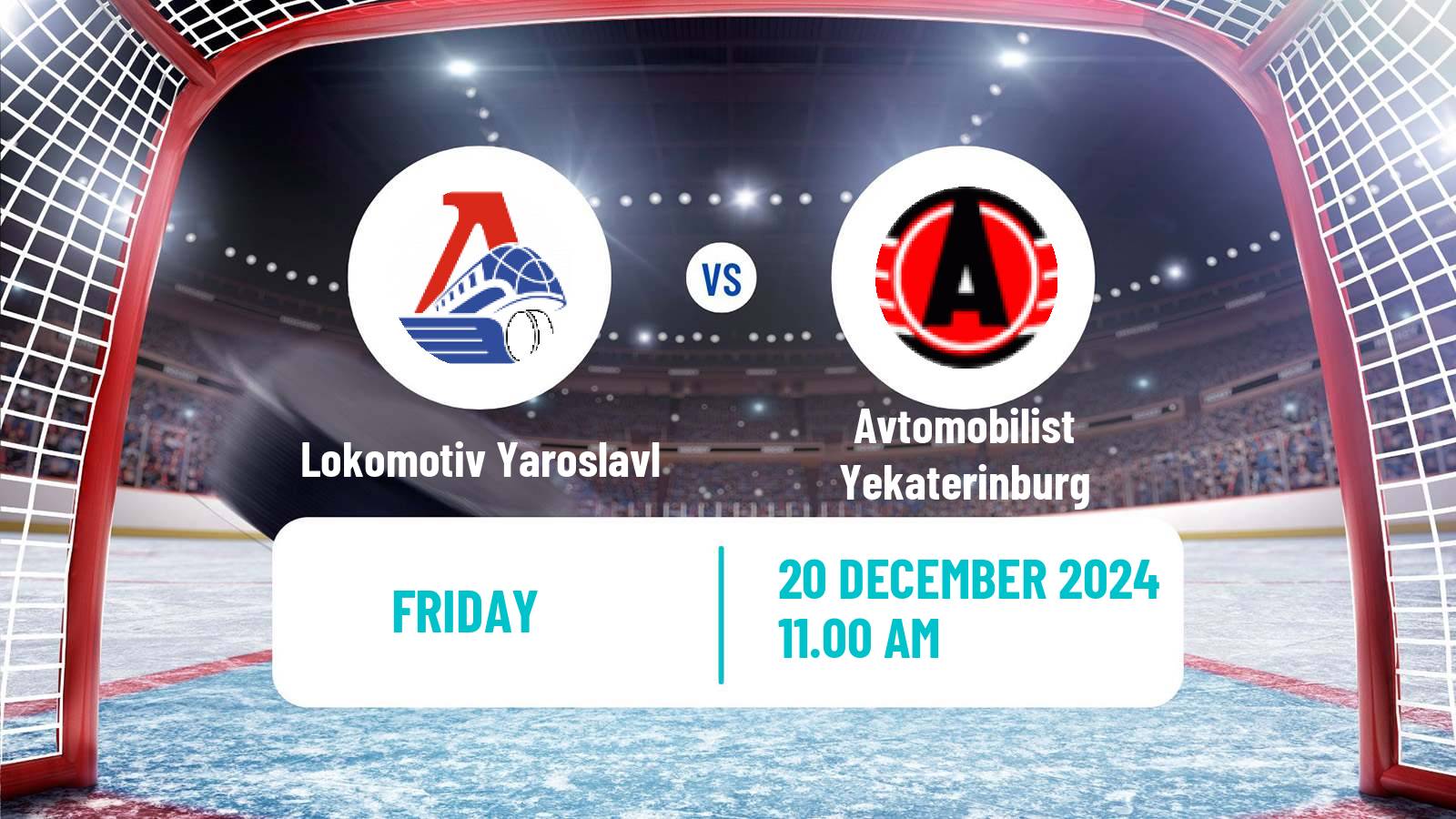 Hockey KHL Lokomotiv Yaroslavl - Avtomobilist Yekaterinburg