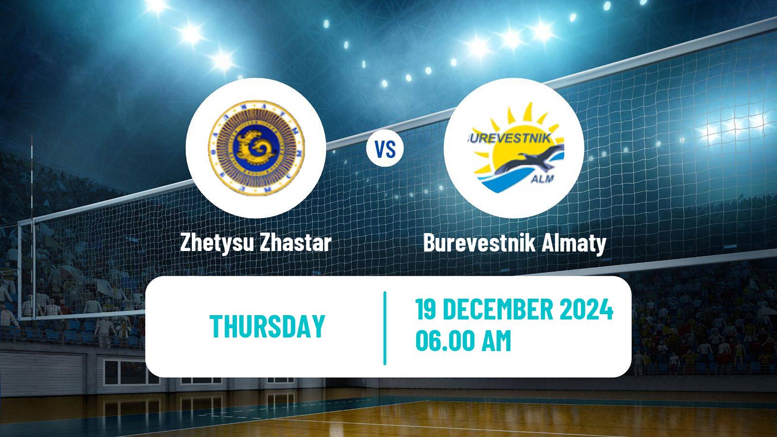 Volleyball Kazakh National League Volleyball Zhetysu Zhastar - Burevestnik Almaty