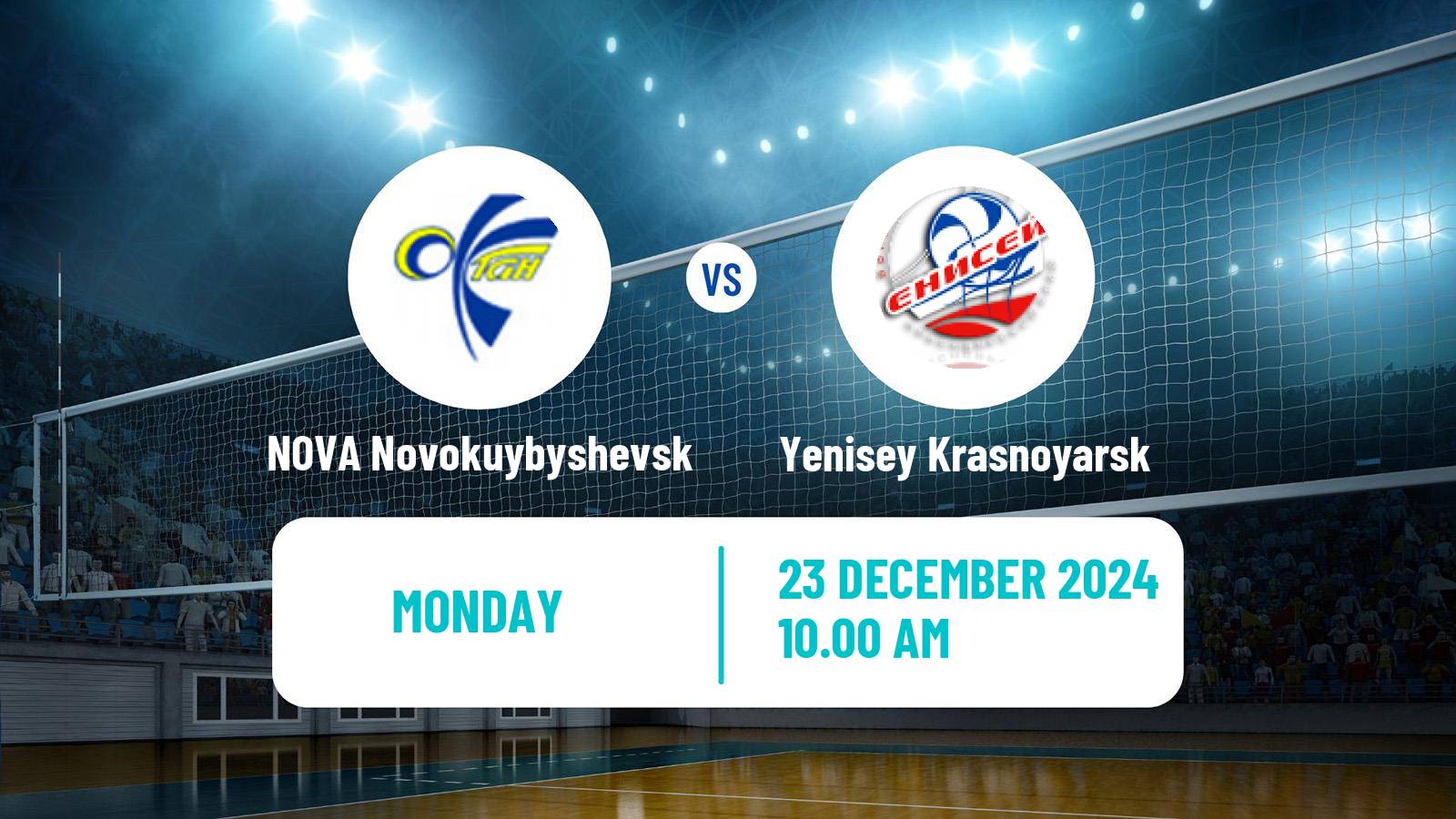 Volleyball Russian Super League Volleyball NOVA Novokuybyshevsk - Yenisey Krasnoyarsk