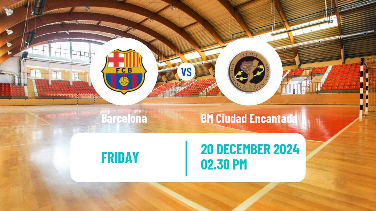 Handball Spanish Liga ASOBAL Barcelona - BM Ciudad Encantada