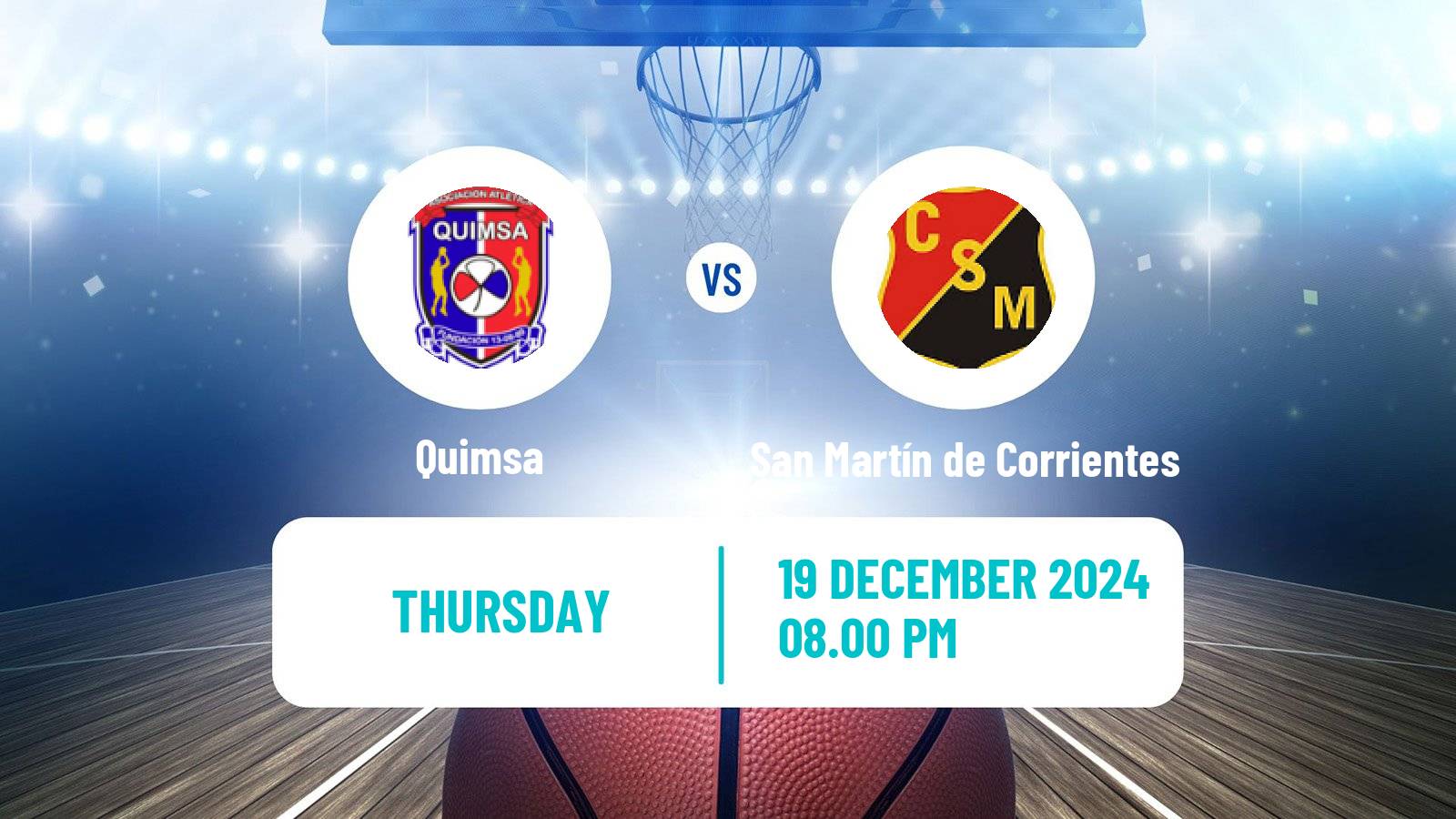 Basketball Argentinian LNB Quimsa - San Martín de Corrientes