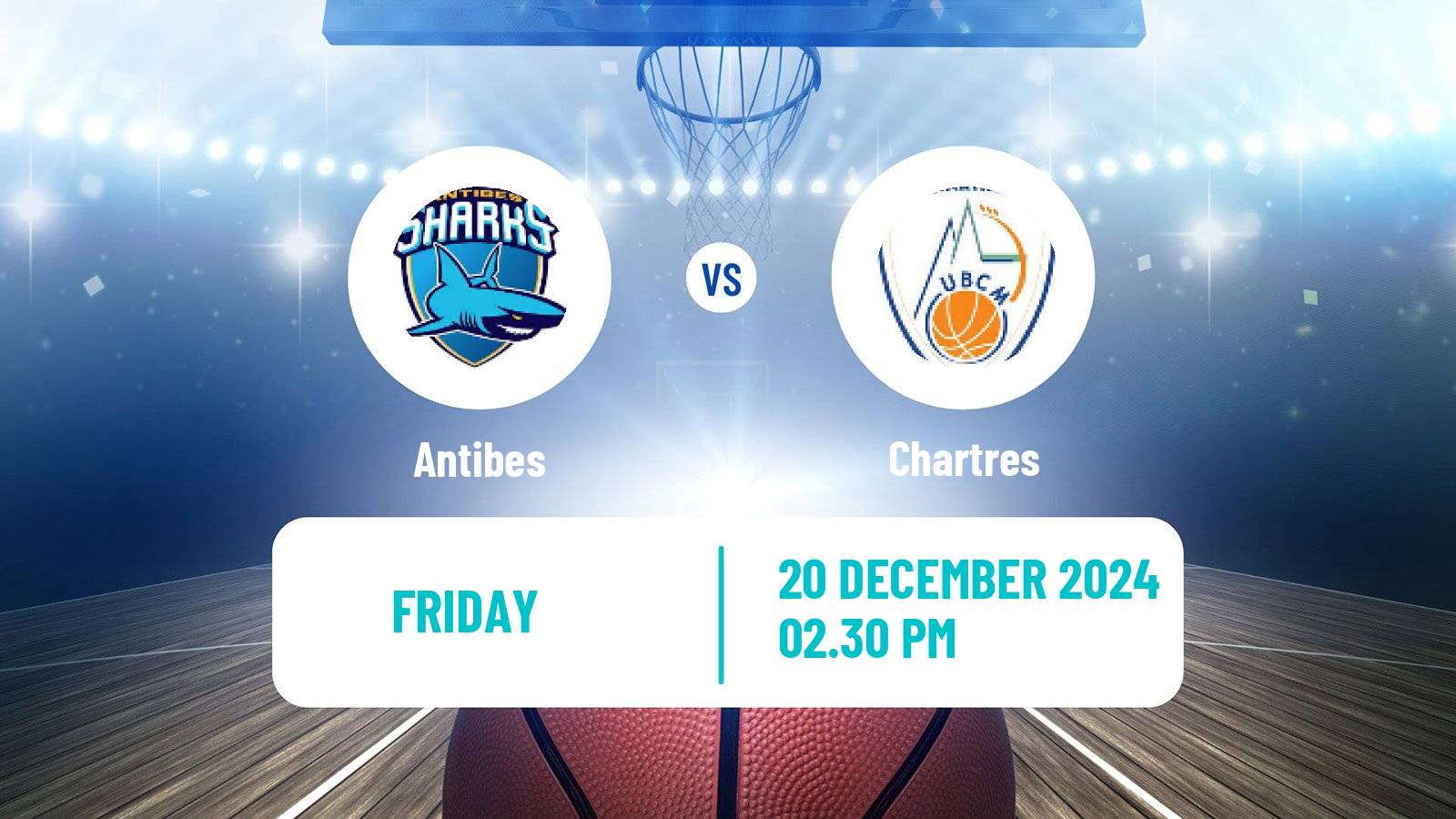 Basketball French LNB Pro B Antibes - Chartres