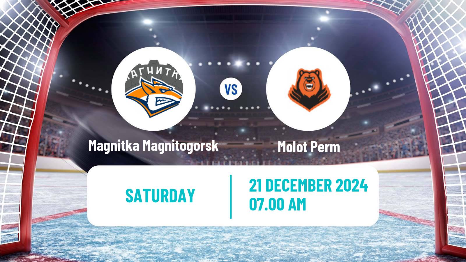 Hockey VHL Magnitka Magnitogorsk - Molot Perm