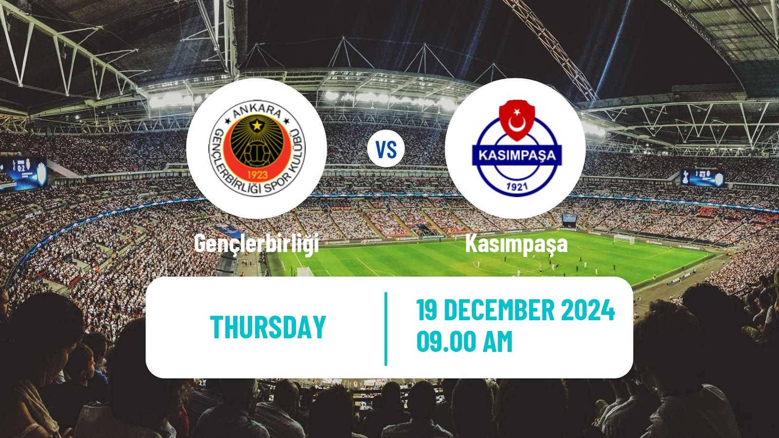 Soccer Turkish Cup Gençlerbirliği - Kasımpaşa