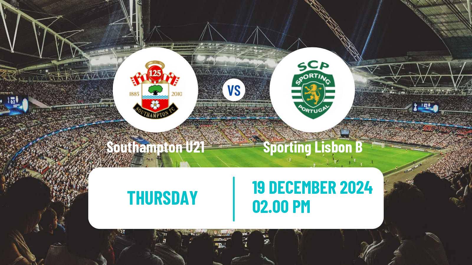 Soccer English Premier League International Cup Southampton U21 - Sporting Lisbon B