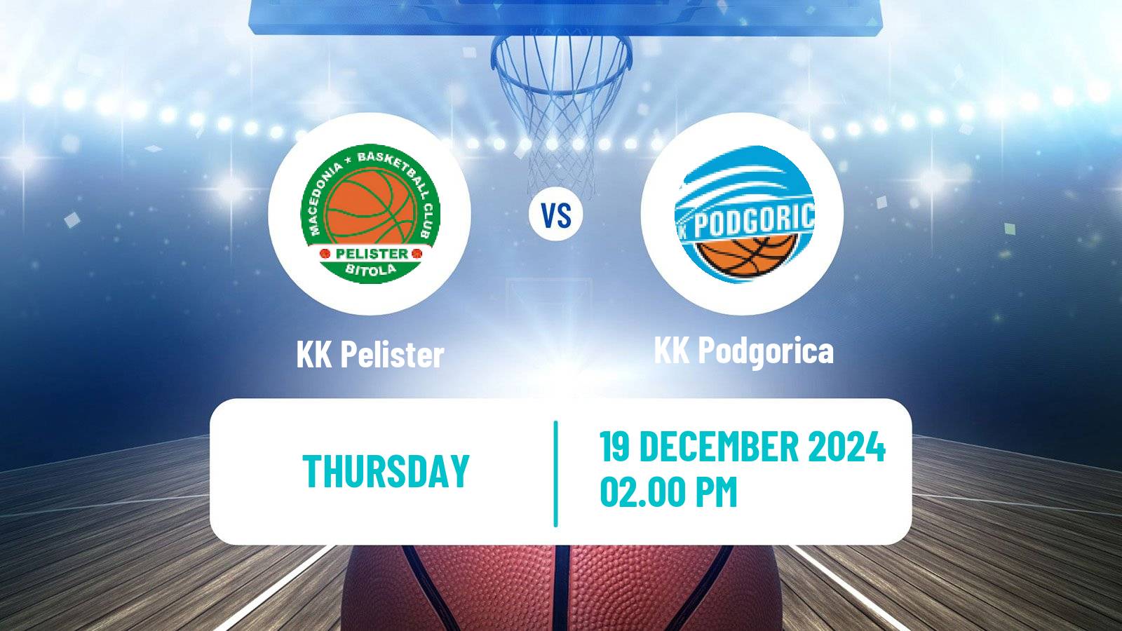 Basketball Adriatic League 2 Pelister - Podgorica