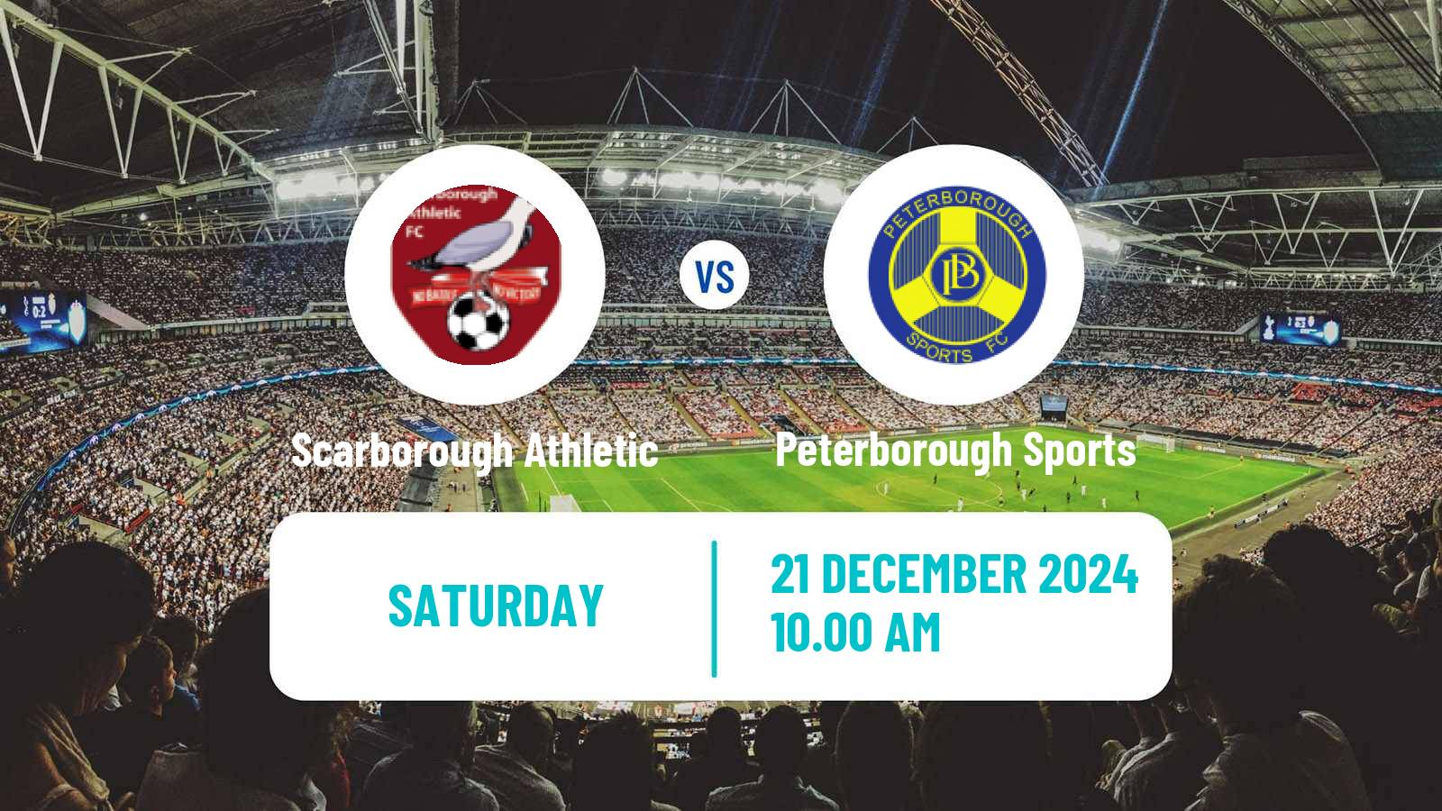 Soccer English National League North Scarborough Athletic - Peterborough Sports