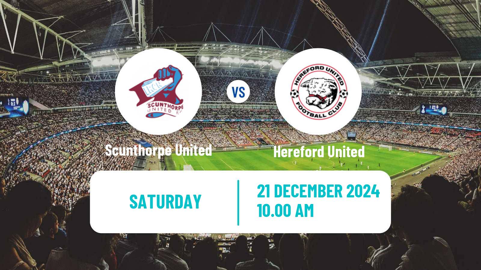 Soccer English National League North Scunthorpe United - Hereford United