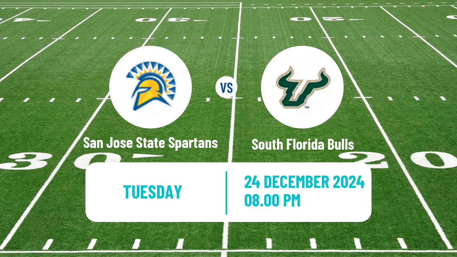 American football NCAA College Football San Jose State Spartans - South Florida Bulls