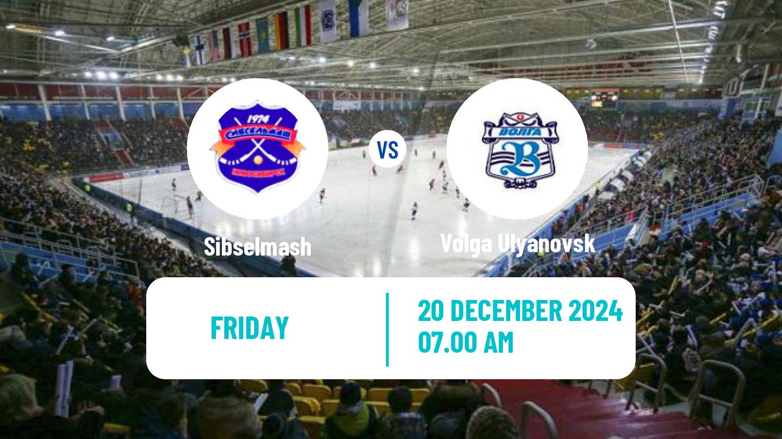 Bandy Russian Super League Bandy Sibselmash - Volga Ulyanovsk