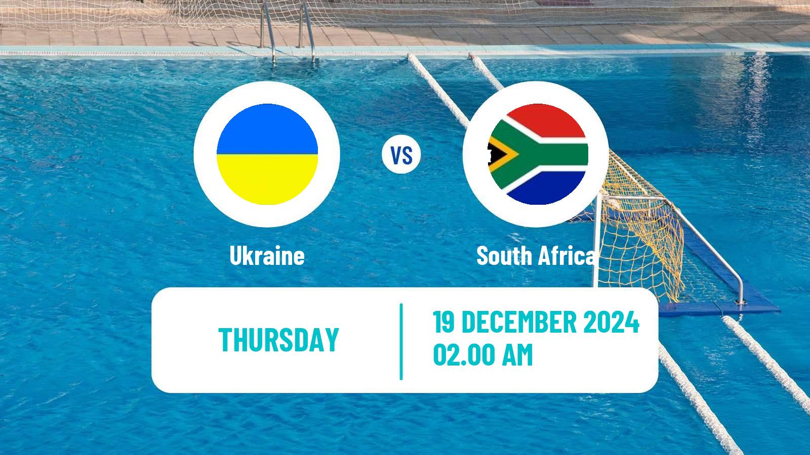 Water polo World Cup Water Polo Ukraine - South Africa