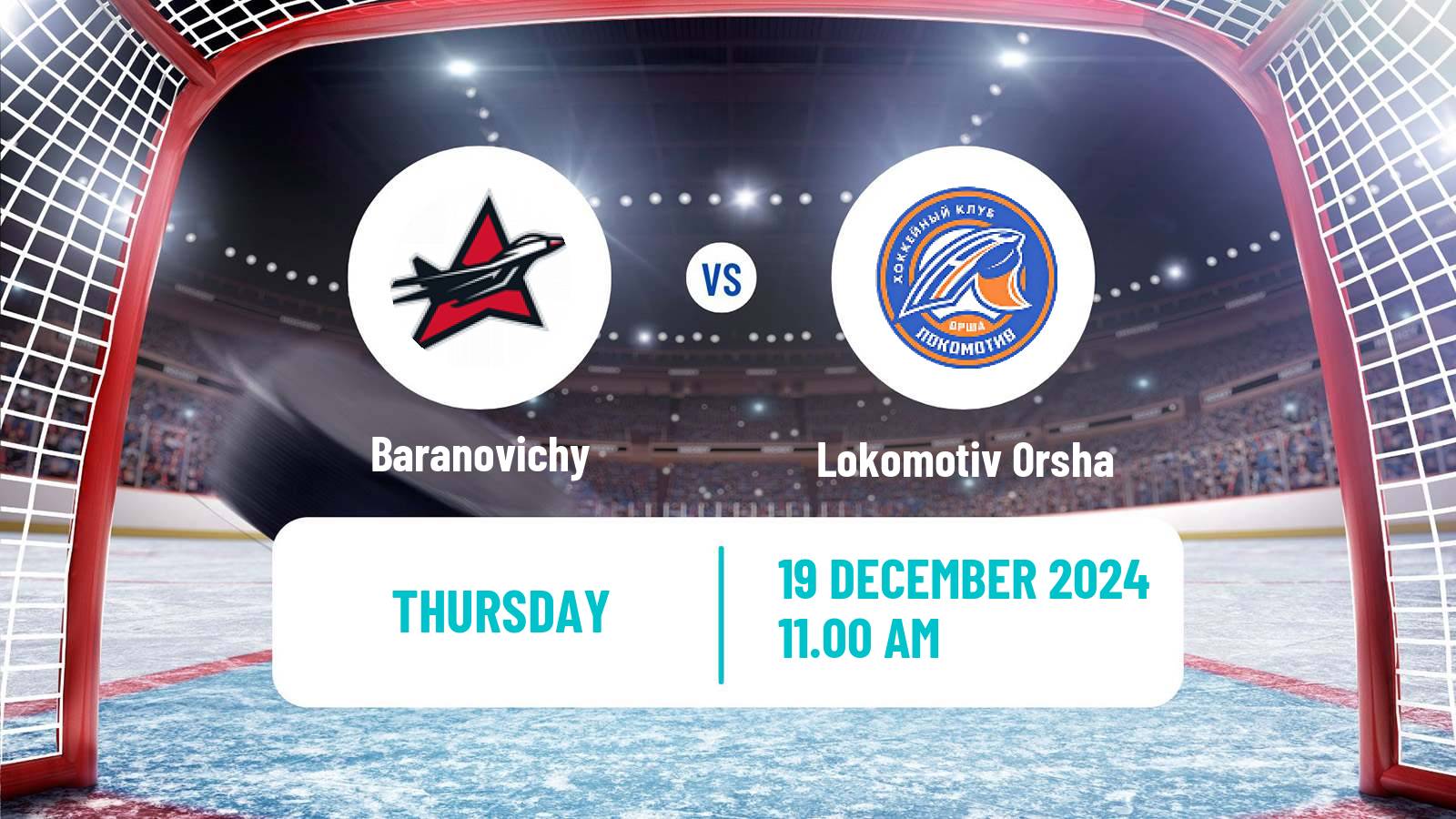 Hockey Belarusian Extraleague Baranovichy - Lokomotiv Orsha