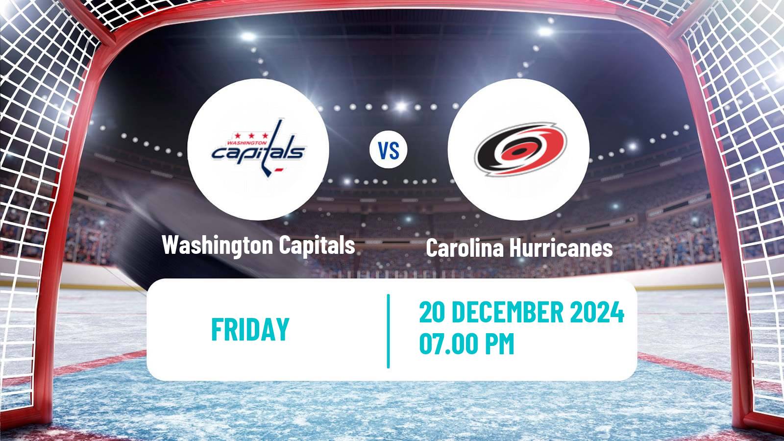 Hockey NHL Washington Capitals - Carolina Hurricanes