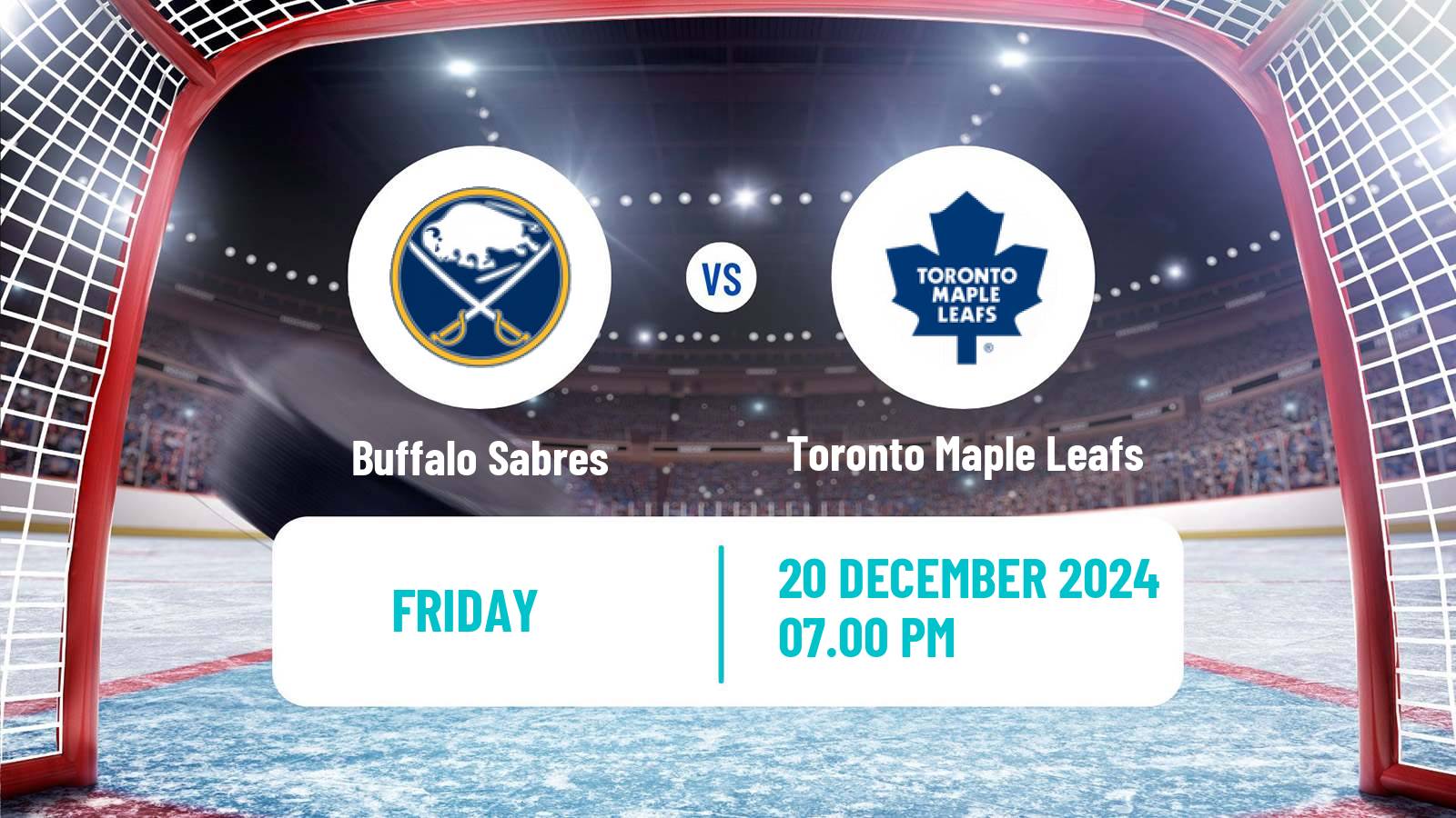 Hockey NHL Buffalo Sabres - Toronto Maple Leafs