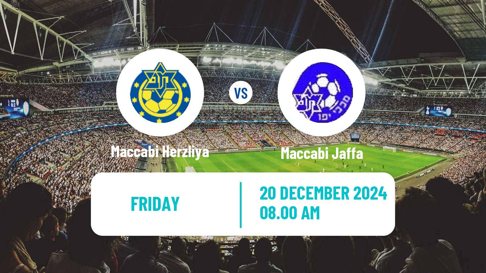 Soccer Israeli Liga Leumit Maccabi Herzliya - Maccabi Jaffa