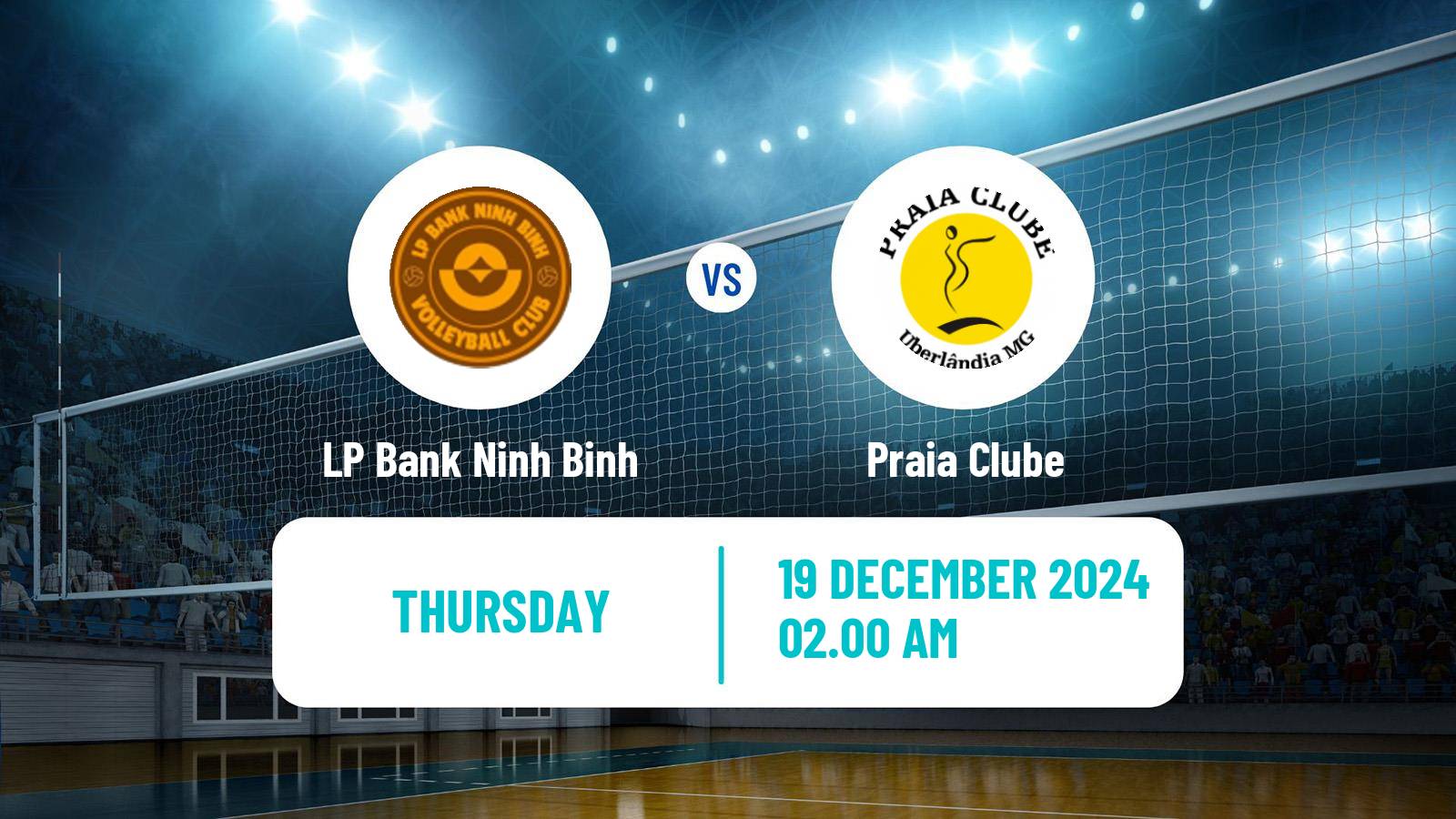 Volleyball Club World Championship Volleyball Women LP Bank Ninh Binh - Praia Clube