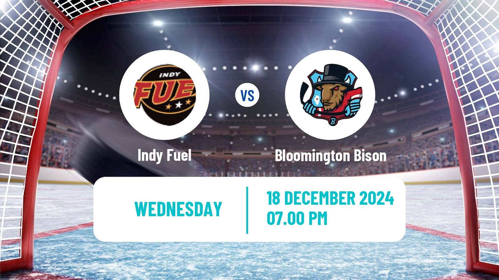 Hockey ECHL Indy Fuel - Bloomington Bison