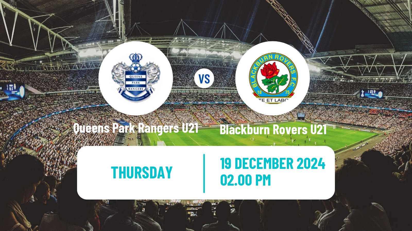 Soccer English Premier League Cup Queens Park Rangers U21 - Blackburn Rovers U21