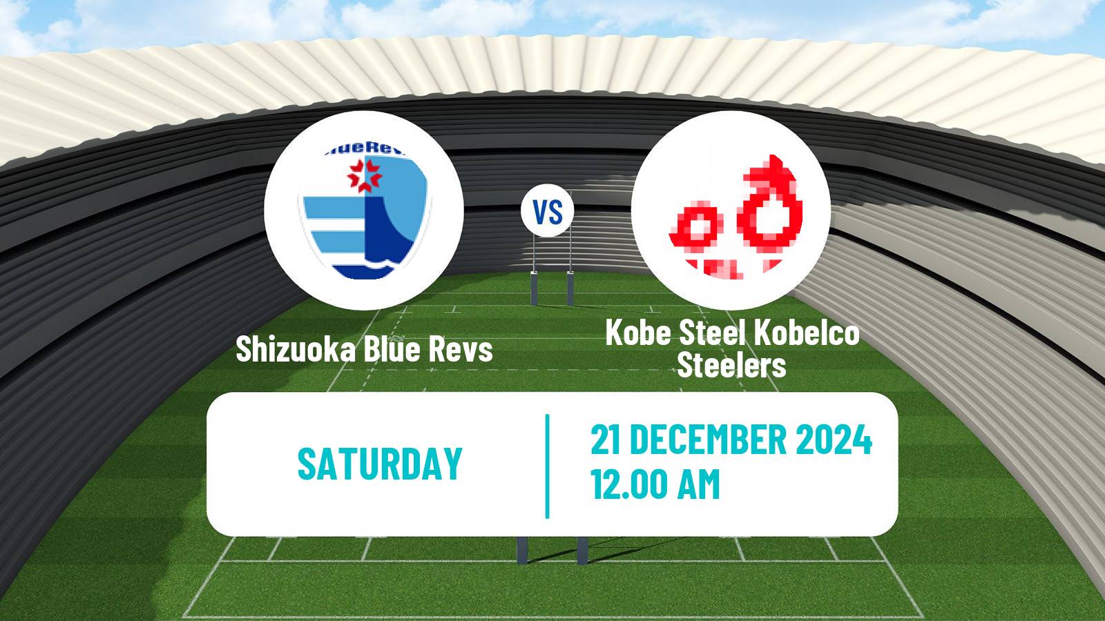 Rugby union Japan League One Rugby Union Shizuoka Blue Revs - Kobe Steel Kobelco Steelers