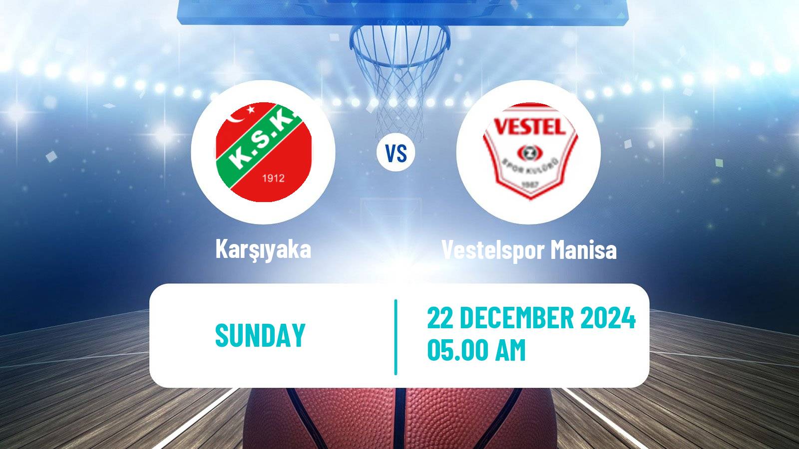 Basketball Turkish Basketball Super Ligi Karşıyaka - Vestelspor Manisa