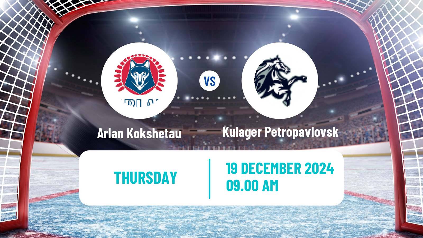 Hockey Kazakh Ice Hockey Championship Arlan Kokshetau - Kulager Petropavlovsk