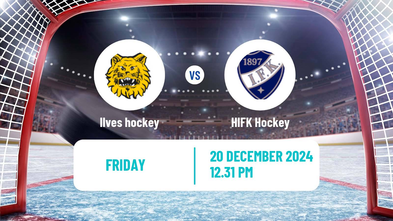 Hockey Finnish SM-liiga Ilves - HIFK