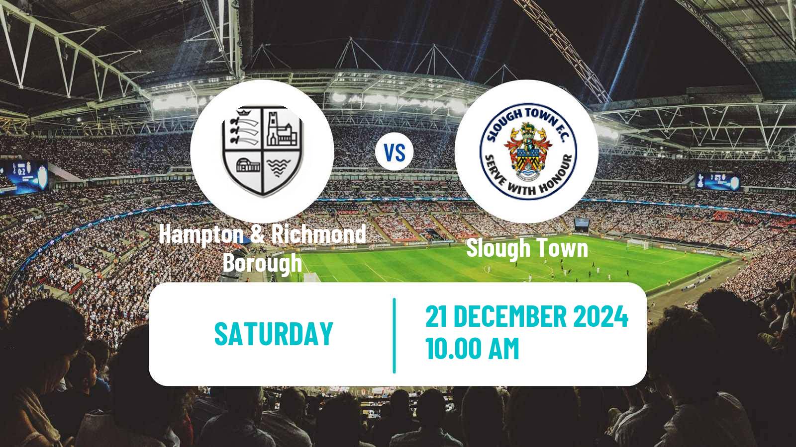 Soccer English National League South Hampton & Richmond Borough - Slough Town