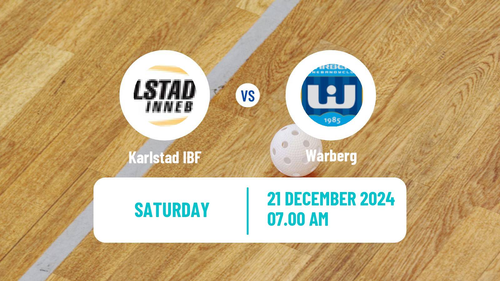 Floorball Swedish Superligan Floorball Women Karlstad IBF - Warberg