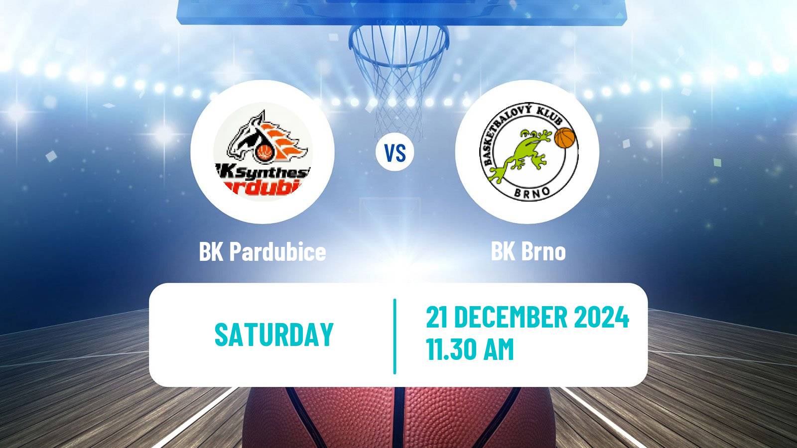 Basketball Czech NBL Pardubice - Brno