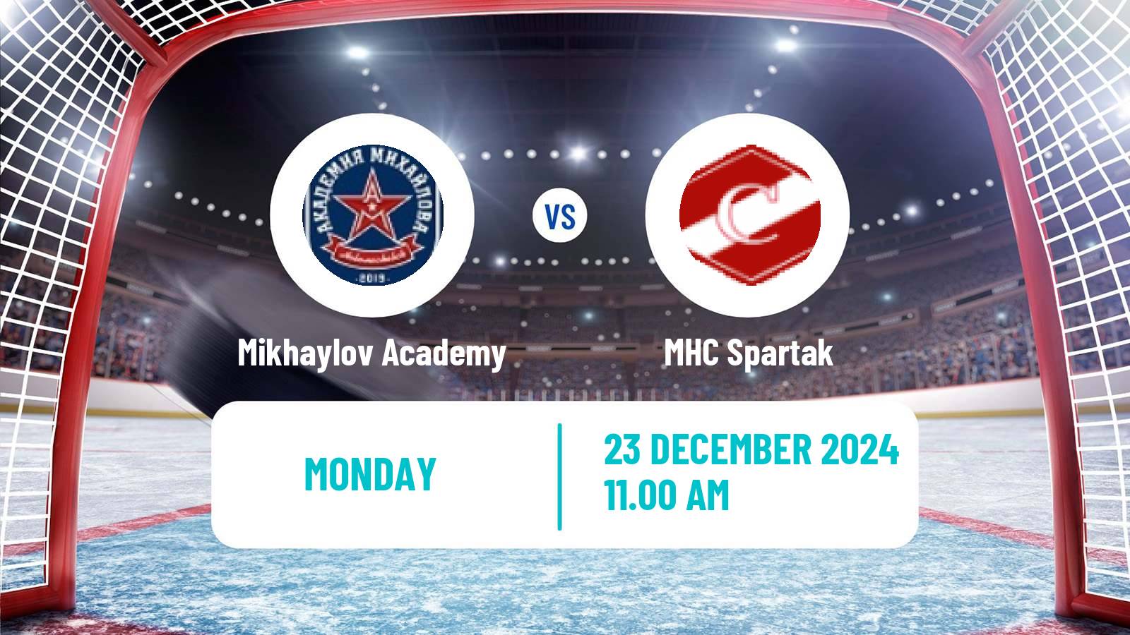 Hockey MHL Mikhaylov Academy - MHC Spartak