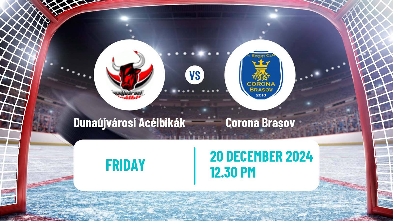 Hockey Hungarian Erste Liga Hockey Dunaújvárosi Acélbikák - Corona Brașov