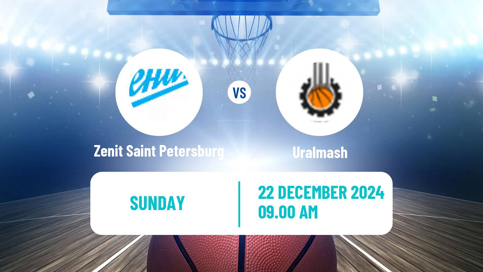 Basketball VTB United League Zenit Saint Petersburg - Uralmash