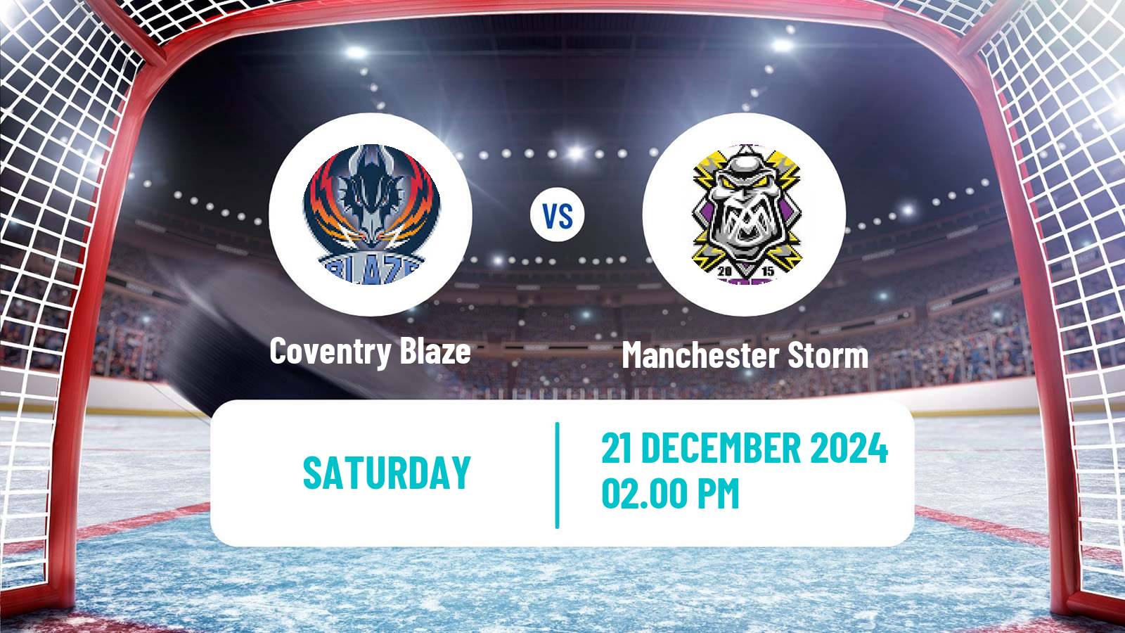 Hockey United Kingdom Elite League Coventry Blaze - Manchester Storm