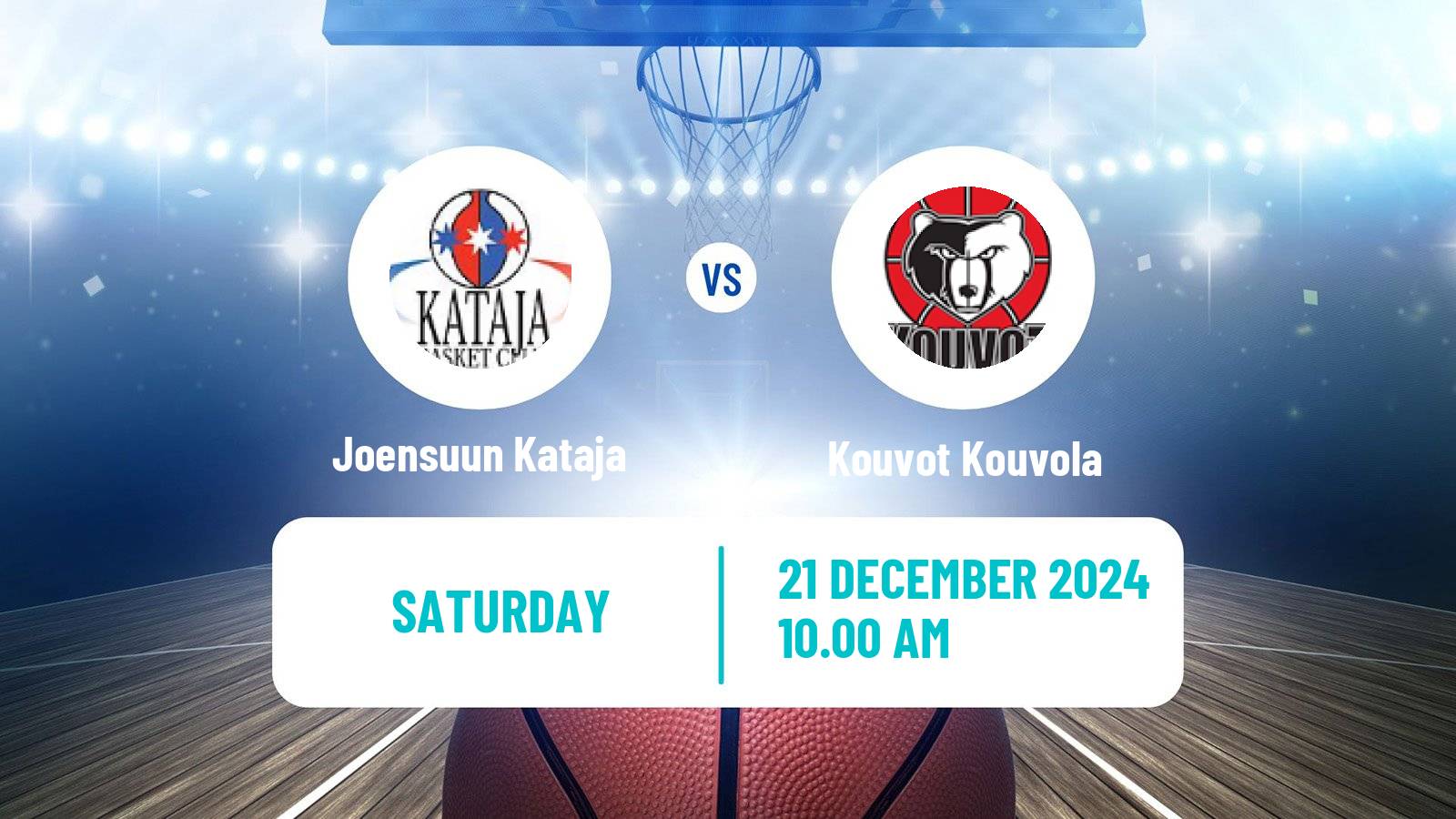 Basketball Finnish Korisliiga Joensuun Kataja - Kouvot Kouvola