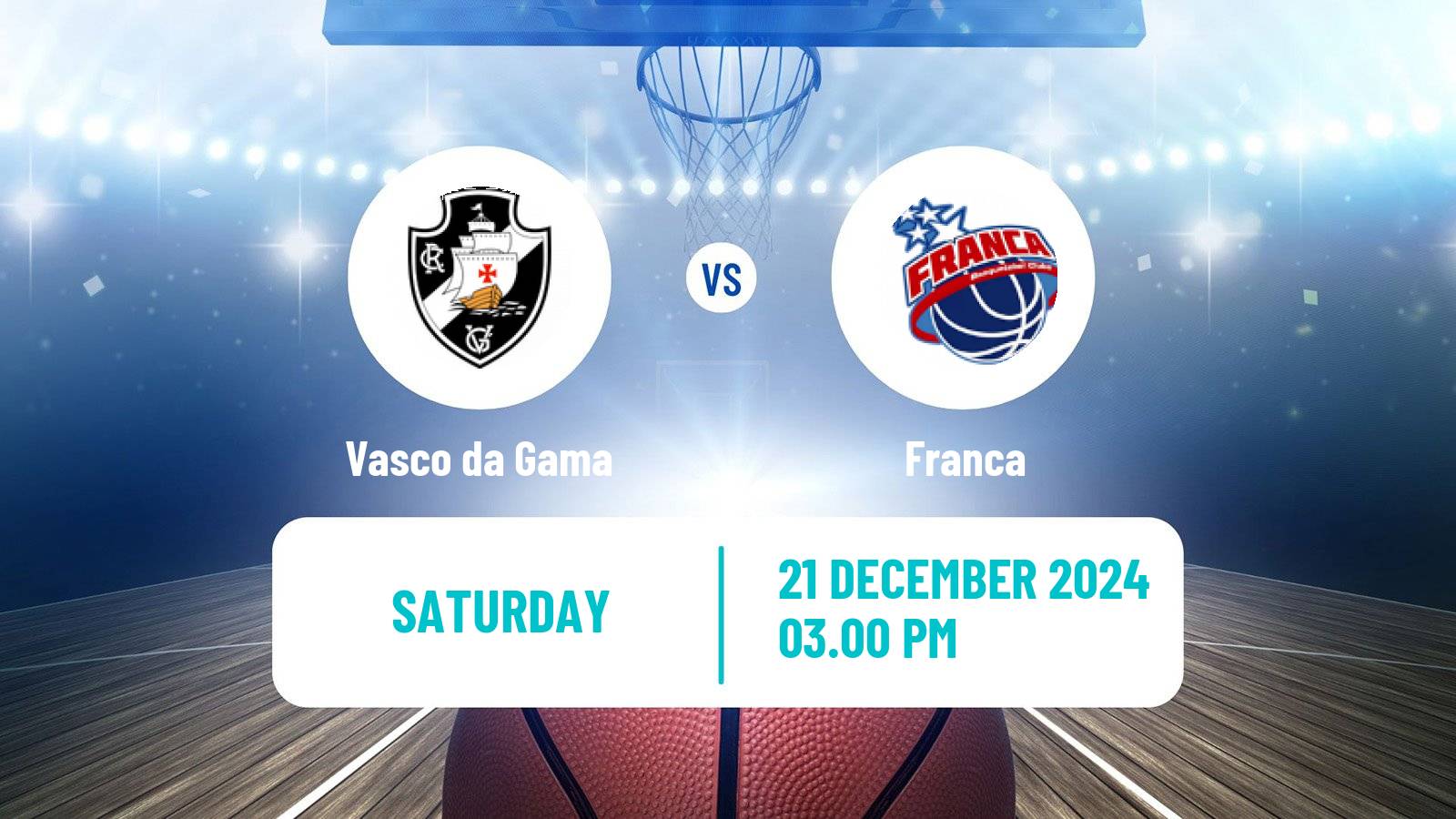 Basketball Brazilian NBB Vasco da Gama - Franca