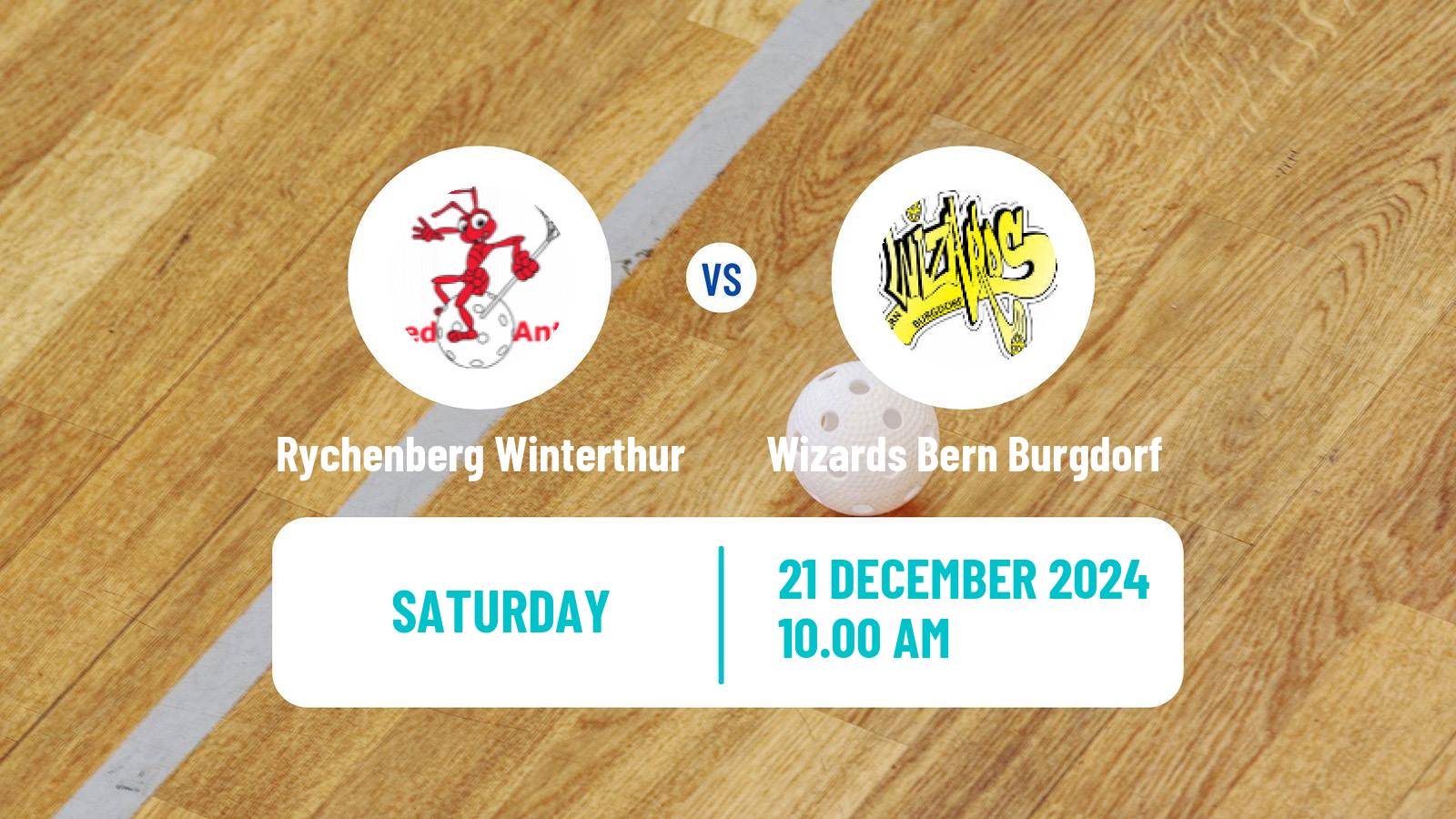 Floorball Swiss NLA Floorball Women Rychenberg Winterthur - Wizards Bern Burgdorf