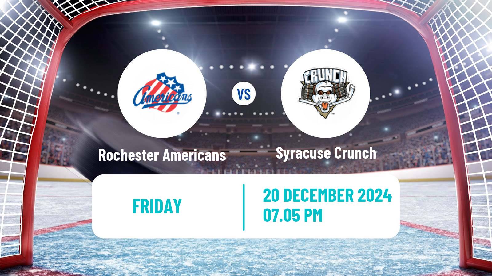 Hockey AHL Rochester Americans - Syracuse Crunch