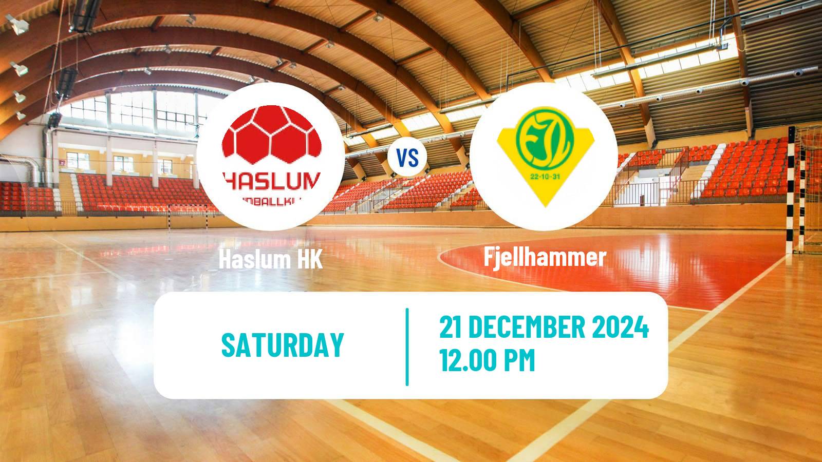 Handball Norwegian Eliteserien Handball Haslum HK - Fjellhammer