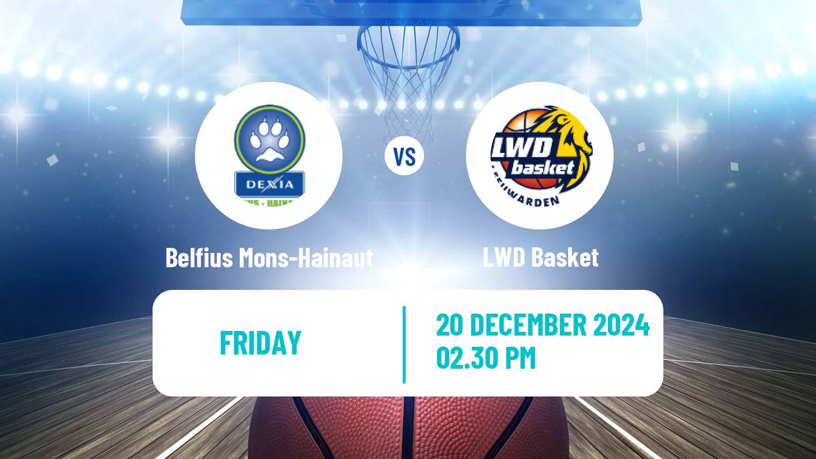 Basketball BNXT League Belfius Mons-Hainaut - LWD Basket