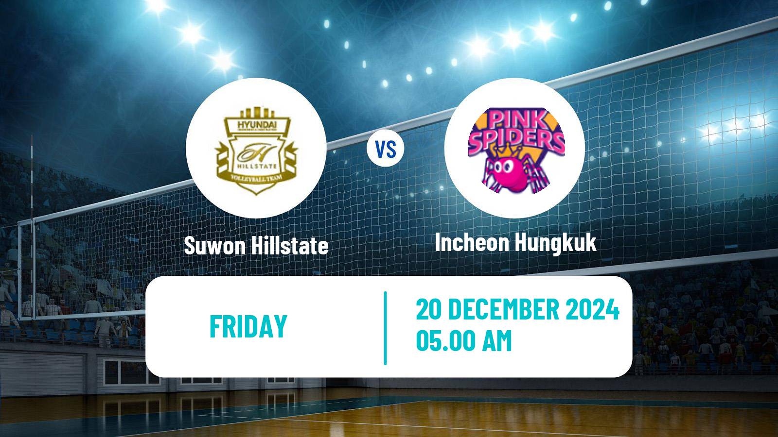 Volleyball South Korean V-League Women Suwon Hillstate - Incheon Hungkuk