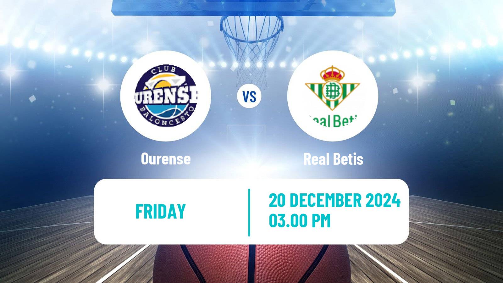 Basketball Spanish LEB Oro Ourense - Real Betis