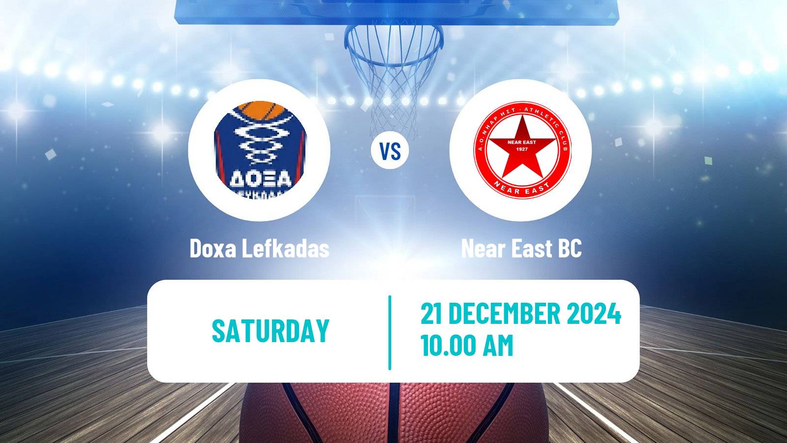 Basketball Greek Elite League Basketball Doxa Lefkadas - Near East