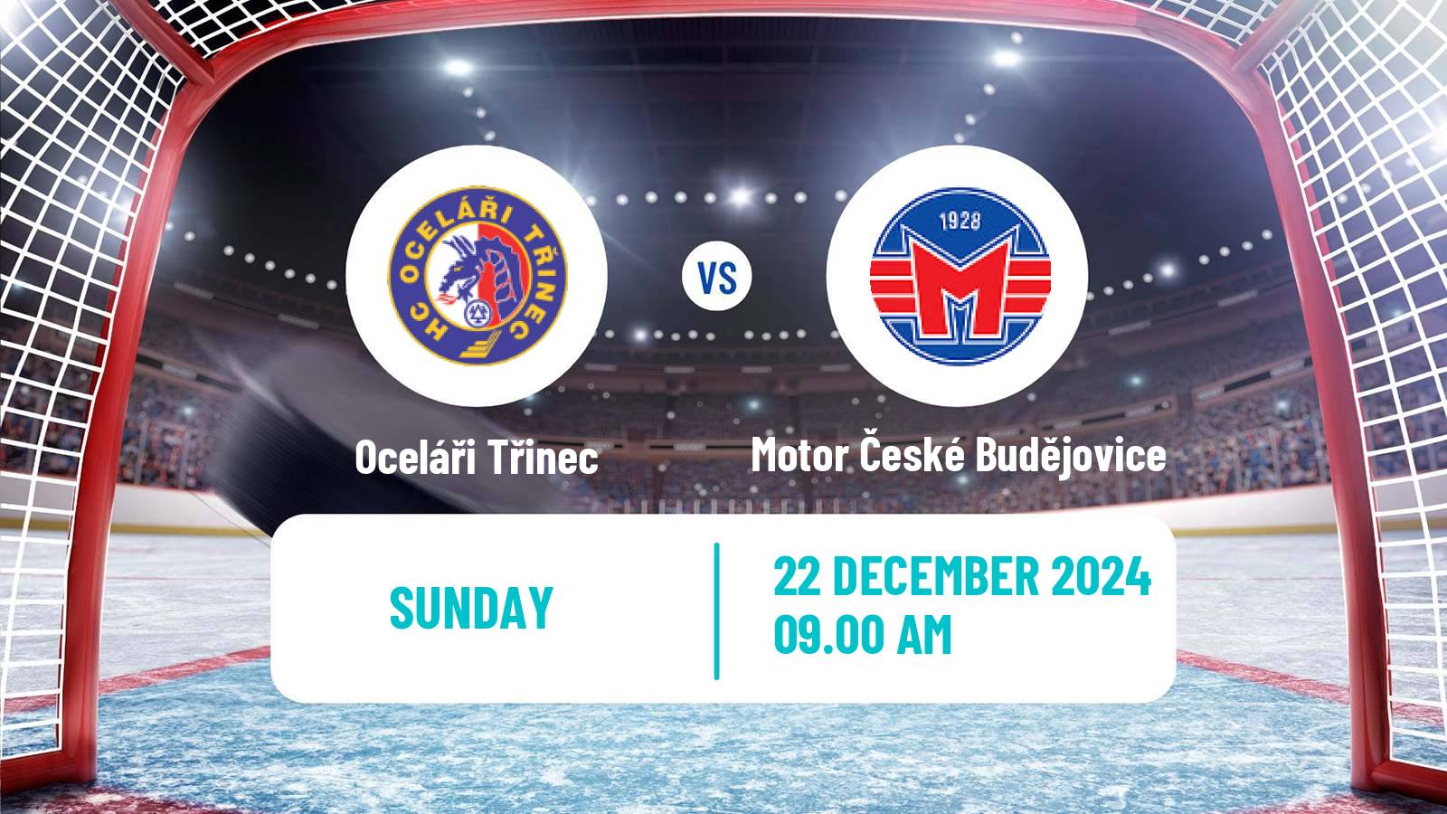 Hockey Czech Extraliga Oceláři Třinec - Motor České Budějovice