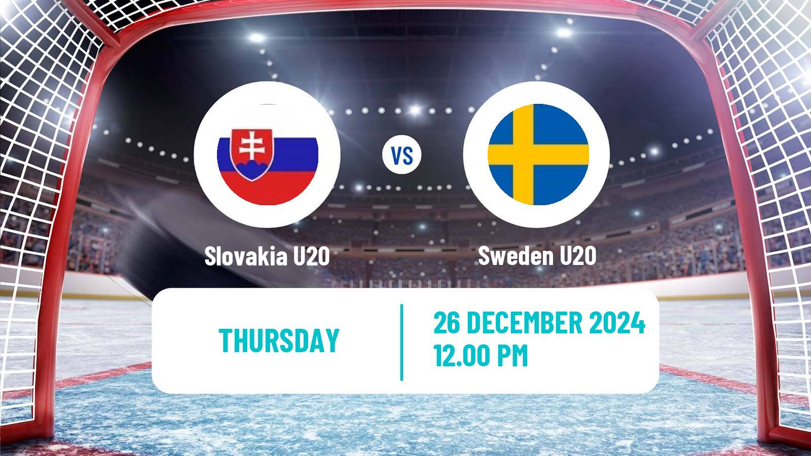 Hockey IIHF World U20 Championship Slovakia U20 - Sweden U20