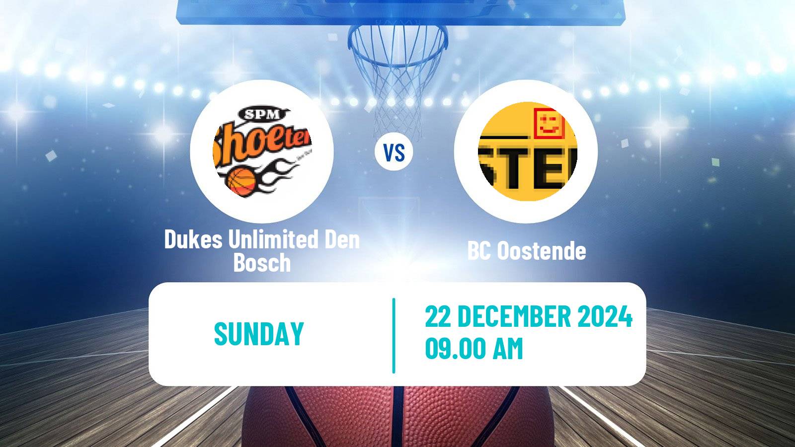 Basketball BNXT League Dukes Unlimited Den Bosch - Oostende