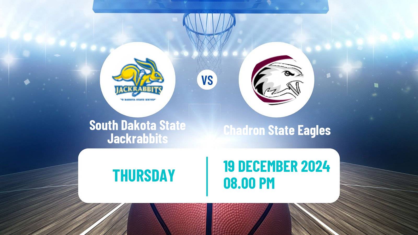 Basketball NCAA College Basketball South Dakota State Jackrabbits - Chadron State Eagles