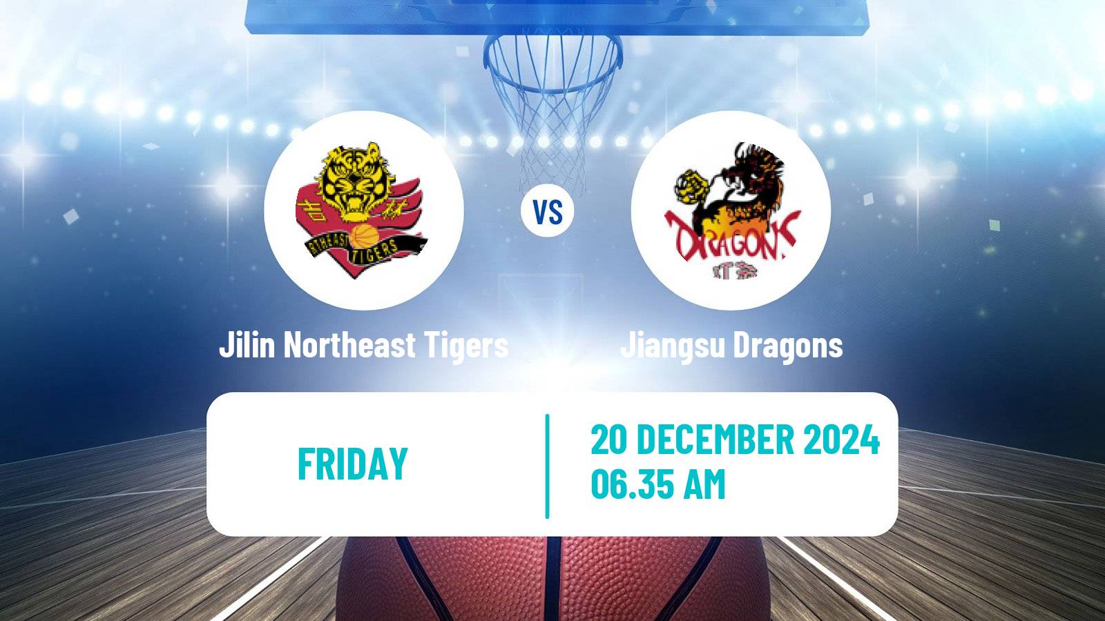 Basketball CBA Jilin Northeast Tigers - Jiangsu Dragons